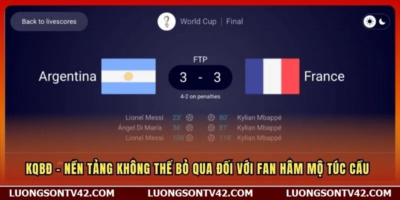 KQBĐ - nền tảng không thể bỏ qua đối với fan hâm mộ túc cầu 